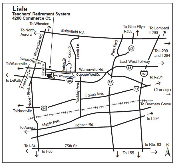 Lisle Office Map