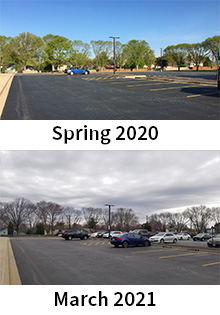 parking lot image 2020 vs 2021